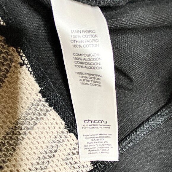 NWT Chico's Zenergy Collection Animal Print Mesh Jacket Zebra XXL 100% Cotton 4 - Picture 10 of 14